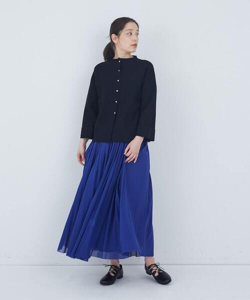 ADIEU TRISTESSE(アデュートリステス)の「【2way】COTTON FORTホールガーメントニットカーディガン(ニット/セーター・レディース・ライトグレー/サックスブルー/ブラック・FREE)」の22枚目の写真