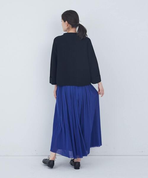 ADIEU TRISTESSE(アデュートリステス)の「【2way】COTTON FORTホールガーメントニットカーディガン(ニット/セーター・レディース・ライトグレー/サックスブルー/ブラック・FREE)」の20枚目の写真