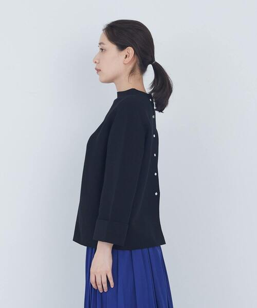 ADIEU TRISTESSE(アデュートリステス)の「【2way】COTTON FORTホールガーメントニットカーディガン(ニット/セーター・レディース・ライトグレー/サックスブルー/ブラック・FREE)」の16枚目の写真