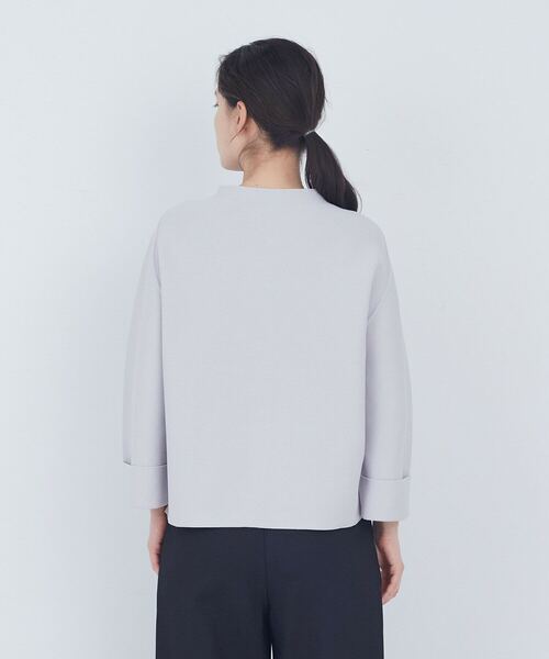 ADIEU TRISTESSE(アデュートリステス)の「【2way】COTTON FORTホールガーメントニットカーディガン(ニット/セーター・レディース・ライトグレー/サックスブルー/ブラック・FREE)」の7枚目の写真