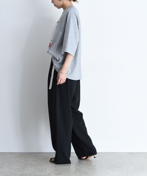 Eimee Law（エイミーロウ）の「アートプリント ラグランTシャツ（Tシャツ/カットソー・レディース・ホワイト系1/ダークネイビー/グレー/ホワイト系2・FREE）」の14枚目の写真