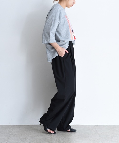 Eimee Law（エイミーロウ）の「アートプリント ラグランTシャツ（Tシャツ/カットソー・レディース・ホワイト系1/ダークネイビー/グレー/ホワイト系2・FREE）」の16枚目の写真