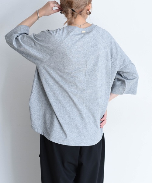 Eimee Law（エイミーロウ）の「アートプリント ラグランTシャツ（Tシャツ/カットソー・レディース・ホワイト系1/ダークネイビー/グレー/ホワイト系2・FREE）」の21枚目の写真