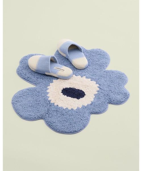 marimekko（マリメッコ）の「Unikko / Bath mat 73x74（バス/トイレグッズ・レディース・ライトブルー・FREE）」の5枚目の写真