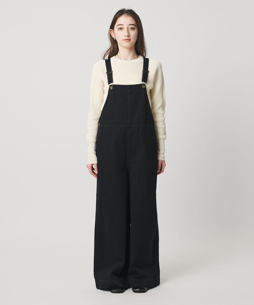 SACRA（サクラ）の「＜SACRA＞デニム サロペットパンツ（サロペット/オーバーオール・レディース・ブラック・38）」の5枚目の写真