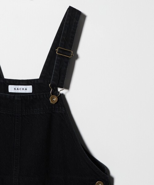 SACRA（サクラ）の「＜SACRA＞デニム サロペットパンツ（サロペット/オーバーオール・レディース・ブラック・38）」の11枚目の写真