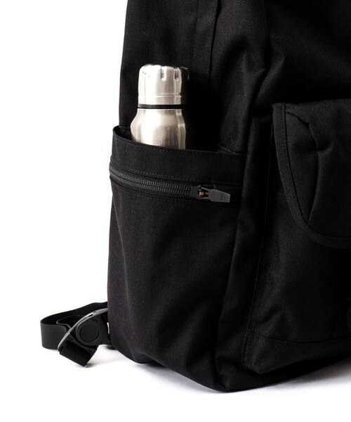 BAICYCLON by Bagjack（バイシクロン バイ バグジャック）の「【BAICYCLON by bagjack】《16インチ対応》コーデュラナイロン W-FLAP BACKPACK（NCL-03）（バックパック/リュック・メンズ・ブラック・FREE）」の12枚目の写真