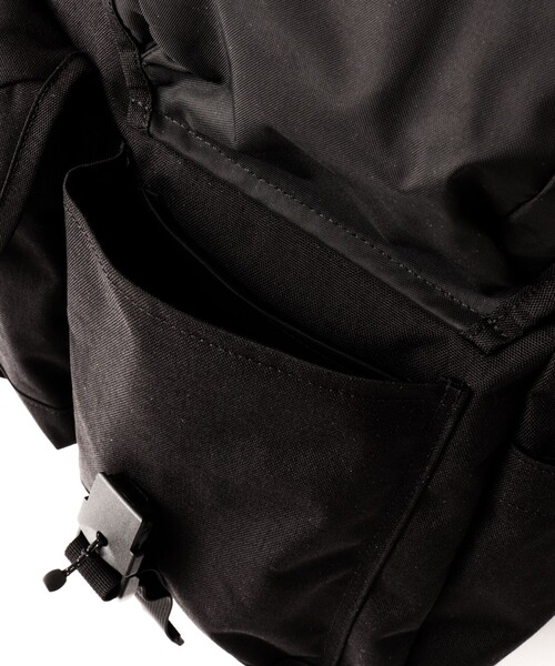 BAICYCLON by Bagjack（バイシクロン バイ バグジャック）の「【BAICYCLON by bagjack】《16インチ対応》コーデュラナイロン W-FLAP BACKPACK（NCL-03）（バックパック/リュック・メンズ・ブラック・FREE）」の14枚目の写真