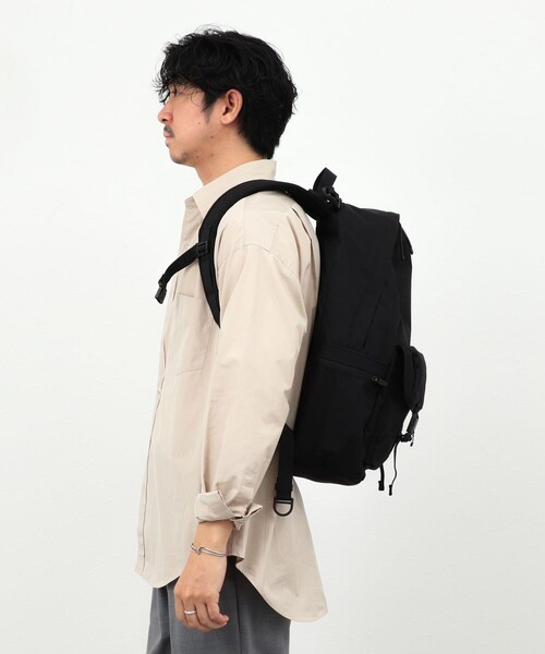 BAICYCLON by Bagjack（バイシクロン バイ バグジャック）の「【BAICYCLON by bagjack】《16インチ対応》コーデュラナイロン W-FLAP BACKPACK（NCL-03）（バックパック/リュック・メンズ・ブラック・FREE）」の21枚目の写真
