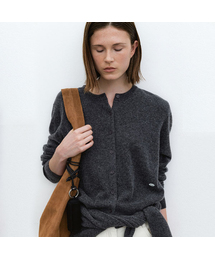ESSENTIAL CASHMERE BASIC CARDIGAN(CD-2230)