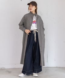 POU DOU DOU | フリルシャツワンピース(シャツワンピース)