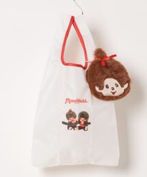 Rendez-Vous（ランデヴー）の「【 Monchhichi 】 モンチッチ ぬいぐるみエコバッグ 26S2（エコバッグ/サブバッグ）」