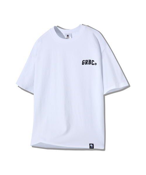 GHOST REPUBLIC(ゴーストリパブリック)の「GRBC スモール刺繍オーバーサイズ半袖Tシャツ 2カラー GT-341(Tシャツ/カットソー・レディース・ホワイト/ブラック・LARGE/X-LARGE/XX-LARGE)」の1枚目の写真