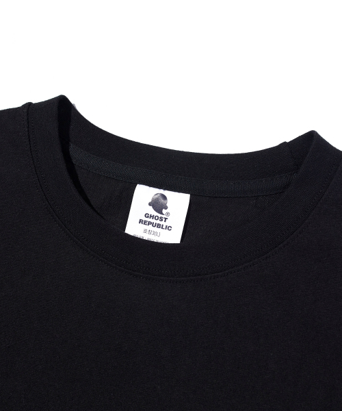 GHOST REPUBLIC(ゴーストリパブリック)の「GRBC スモール刺繍オーバーサイズ半袖Tシャツ 2カラー GT-341(Tシャツ/カットソー・レディース・ホワイト/ブラック・LARGE/X-LARGE/XX-LARGE)」の12枚目の写真