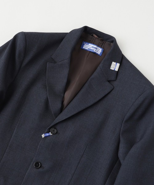 BAYCREW'S DEPO(ベイクルーズデポ)の「IN STRU(MEN-TAL) / インストルメンタル WOOLY SHARKSKIN 3B JACKET(テーラードジャケット・メンズ・ネイビー・44/46)」の3枚目の写真