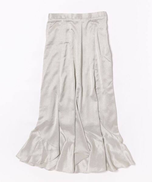 mysty woman（ミスティウーマン）の「エスカルゴマーメイドスカート7 665826（スカート・レディース・ブラック/アイボリー/グレー・FREE）」の7枚目の写真