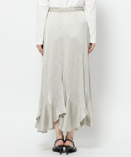 mysty woman（ミスティウーマン）の「エスカルゴマーメイドスカート7 665826（スカート・レディース・ブラック/アイボリー/グレー・FREE）」の16枚目の写真