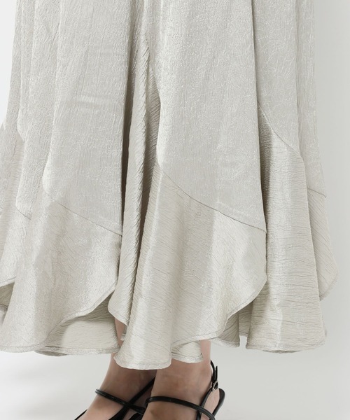 mysty woman（ミスティウーマン）の「エスカルゴマーメイドスカート7 665826（スカート・レディース・ブラック/アイボリー/グレー・FREE）」の13枚目の写真