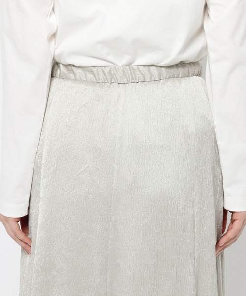 mysty woman（ミスティウーマン）の「エスカルゴマーメイドスカート7 665826（スカート・レディース・ブラック/アイボリー/グレー・FREE）」の12枚目の写真