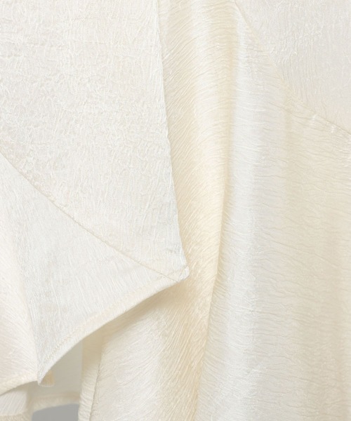 mysty woman（ミスティウーマン）の「エスカルゴマーメイドスカート7 665826（スカート・レディース・ブラック/アイボリー/グレー・FREE）」の10枚目の写真