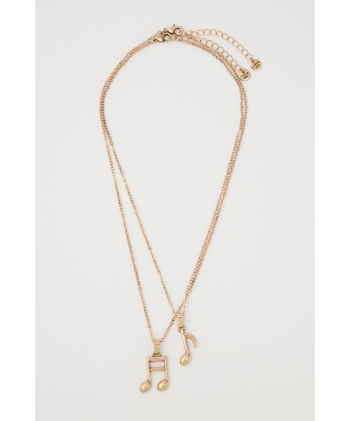 LAGUA GEM（ラグアジェム）の「NOTE MOTIF ネックレス（ネックレス・レディース・ゴールド/シルバー・FREE）」の2枚目の写真