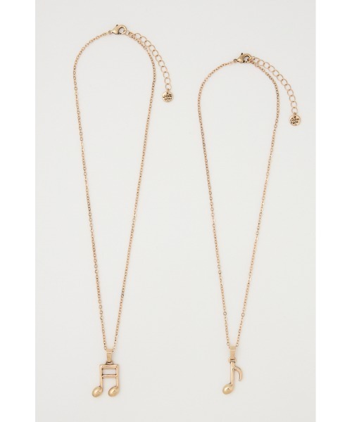 LAGUA GEM（ラグアジェム）の「NOTE MOTIF ネックレス（ネックレス・レディース・ゴールド/シルバー・FREE）」の3枚目の写真