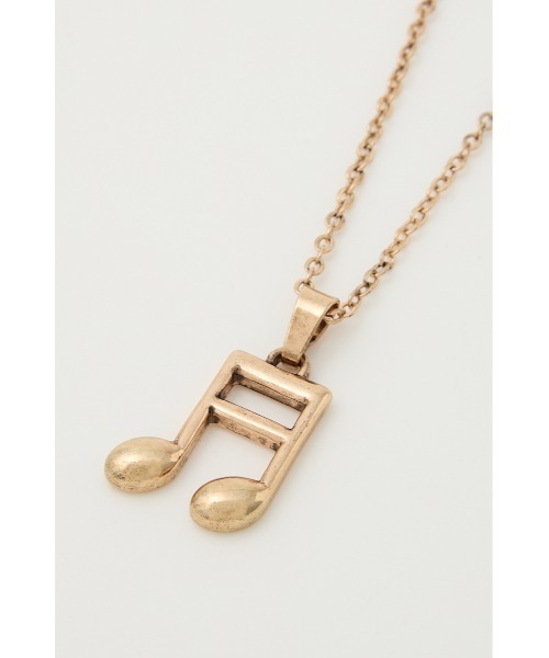LAGUA GEM（ラグアジェム）の「NOTE MOTIF ネックレス（ネックレス・レディース・ゴールド/シルバー・FREE）」の4枚目の写真