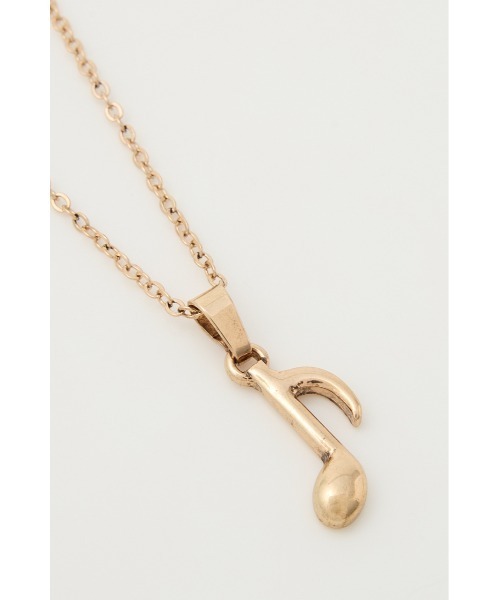 LAGUA GEM（ラグアジェム）の「NOTE MOTIF ネックレス（ネックレス・レディース・ゴールド/シルバー・FREE）」の5枚目の写真