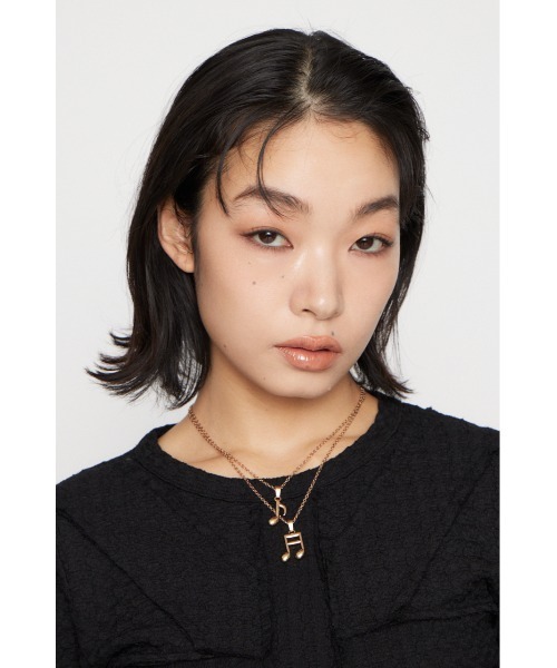 LAGUA GEM（ラグアジェム）の「NOTE MOTIF ネックレス（ネックレス・レディース・ゴールド/シルバー・FREE）」の6枚目の写真