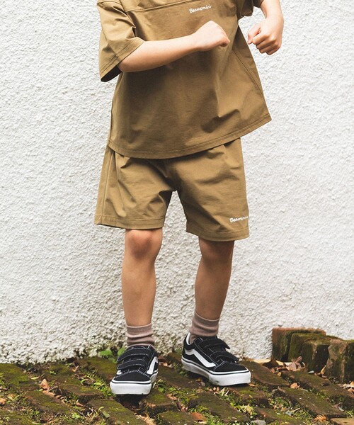 BEAMS mini（ビームスミニ）の「水陸両用 ショートパンツ 2026SS（吸水速乾）（その他パンツ・キッズ・カーキ/チャコールグレー・100/110/130/90/120）」の2枚目の写真