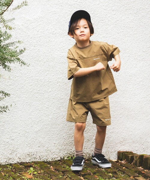 BEAMS mini（ビームスミニ）の「水陸両用 ショートパンツ 2026SS（吸水速乾）（その他パンツ・キッズ・カーキ/チャコールグレー・100/110/130/90/120）」の3枚目の写真