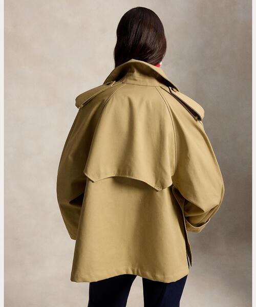 コットン ツイル バルーン トレンチ コート（トレンチコート）｜POLO