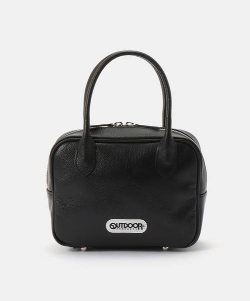 OUTDOOR PRODUCTS(アウトドアプロダクツ)の「CUBE BAG 別注 CAVIAR SKIN(ハンドバッグ・レディース・ブラック・FREE)」の1枚目の写真