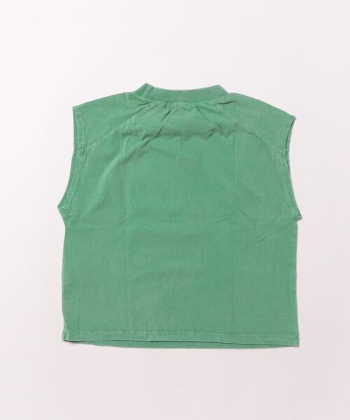 BOBO CHOSES(ボボショーズ)の「Rapid Radishノースリーブ【キッズ】(タンクトップ・キッズ・グリーン・130/120/100)」の2枚目の写真
