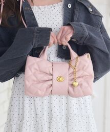 RETRO GIRL（レトロガール）の「キルトリボンショルダーバッグ（ショルダーバッグ）」