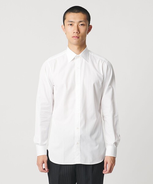 UNITED ARROWS & SONS（ユナイテッドアローズアンドサンズ）の「＜UNITED ARROWS & SONS by MASATAKA HATTORI＞WIDE SHIRT/シャツ（シャツ/ブラウス・メンズ・ホワイト・38cm/42cm/40cm/39cm/43cm/41cm）」の10枚目の写真