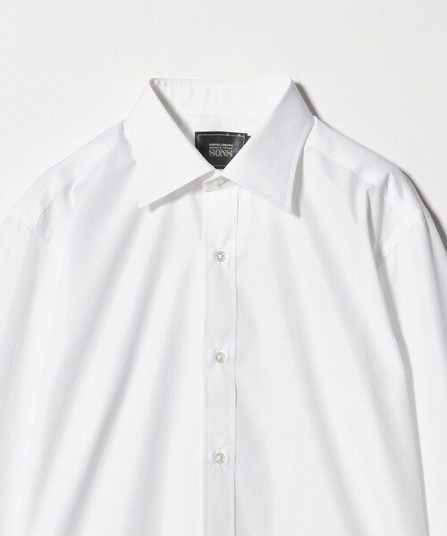 UNITED ARROWS & SONS（ユナイテッドアローズアンドサンズ）の「＜UNITED ARROWS & SONS by MASATAKA HATTORI＞WIDE SHIRT/シャツ（シャツ/ブラウス・メンズ・ホワイト・38cm/42cm/40cm/39cm/43cm/41cm）」の3枚目の写真