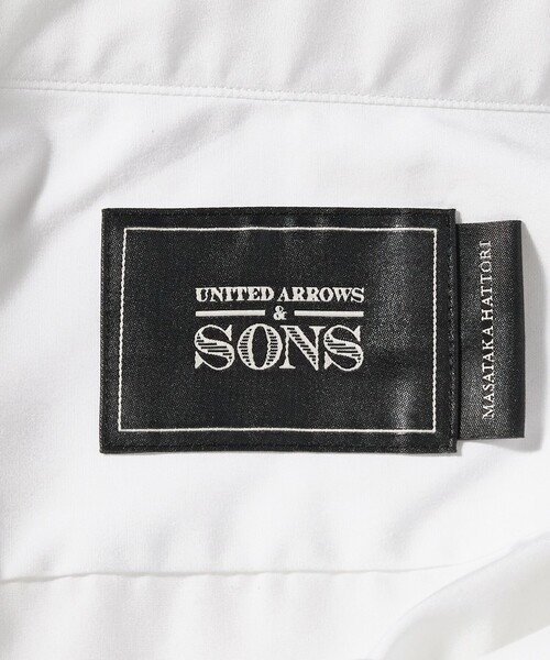 UNITED ARROWS & SONS（ユナイテッドアローズアンドサンズ）の「＜UNITED ARROWS & SONS by MASATAKA HATTORI＞WIDE SHIRT/シャツ（シャツ/ブラウス・メンズ・ホワイト・38cm/42cm/40cm/39cm/43cm/41cm）」の8枚目の写真