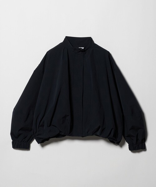 A DAY IN THE LIFE UNITED ARROWS(アデイインザライフユナイテッドアローズ)の「ワッシャー スタンドブルゾン <A DAY IN THE LIFE>(ブルゾン・レディース・ナチュラル/グレー系/ネイビー・FREE)」の3枚目の写真