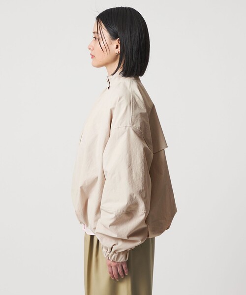 A DAY IN THE LIFE UNITED ARROWS(アデイインザライフユナイテッドアローズ)の「ワッシャー スタンドブルゾン <A DAY IN THE LIFE>(ブルゾン・レディース・ナチュラル/グレー系/ネイビー・FREE)」の19枚目の写真