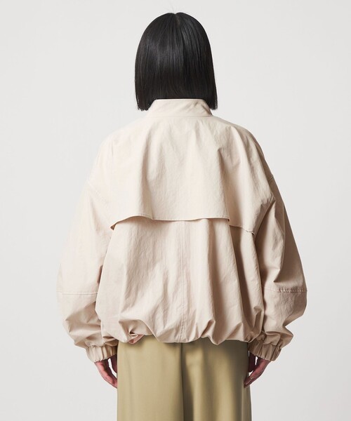 A DAY IN THE LIFE UNITED ARROWS(アデイインザライフユナイテッドアローズ)の「ワッシャー スタンドブルゾン <A DAY IN THE LIFE>(ブルゾン・レディース・ナチュラル/グレー系/ネイビー・FREE)」の20枚目の写真