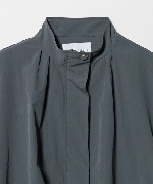 A DAY IN THE LIFE UNITED ARROWS(アデイインザライフユナイテッドアローズ)の「ワッシャー スタンドブルゾン <A DAY IN THE LIFE>(ブルゾン・レディース・ナチュラル/グレー系/ネイビー・FREE)」の22枚目の写真