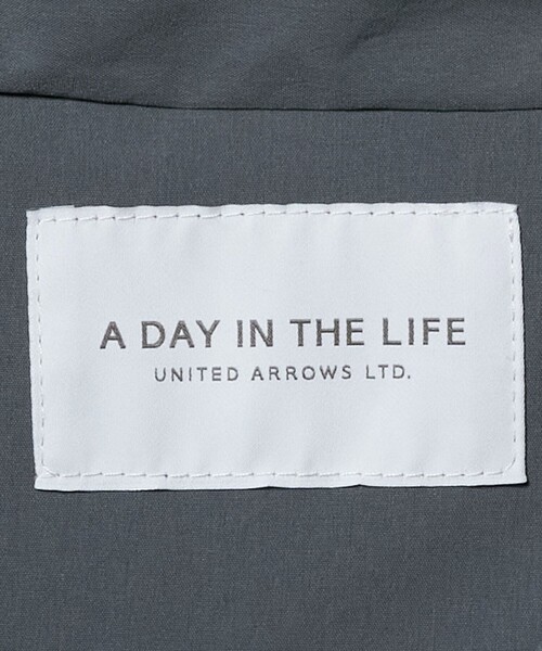 A DAY IN THE LIFE UNITED ARROWS(アデイインザライフユナイテッドアローズ)の「ワッシャー スタンドブルゾン <A DAY IN THE LIFE>(ブルゾン・レディース・ナチュラル/グレー系/ネイビー・FREE)」の12枚目の写真