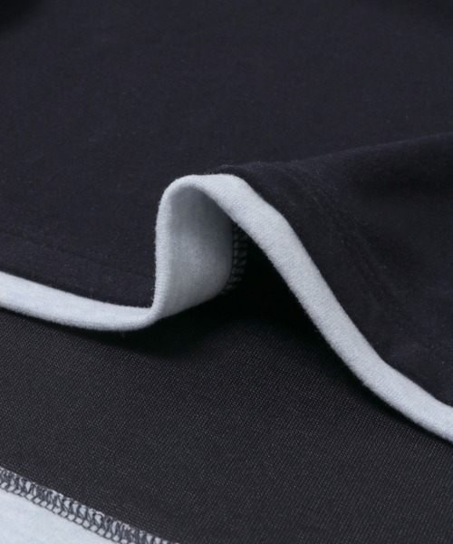 SENSE OF PLACE by URBAN RESEARCH(センスオブプレイスバイアーバンリサーチ)の「フェイクレイヤードロングTシャツ(Tシャツ/カットソー・メンズ・ライトグレー/ブラック/ネイビー・MEDIUM/LARGE)」の11枚目の写真