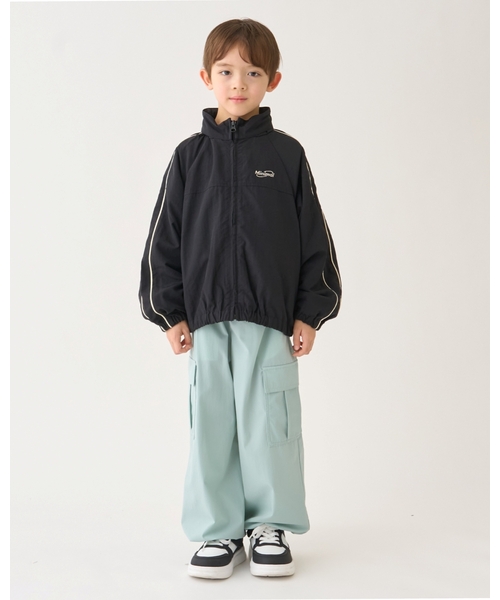 minimal（ミニマル）の「【撥水】ポケッタブルブルゾン（ブルゾン・キッズ・ブラック/サックスブルー/ピンク・90cm/110cm/100cm/120cm/130cm/140cm）」の4枚目の写真
