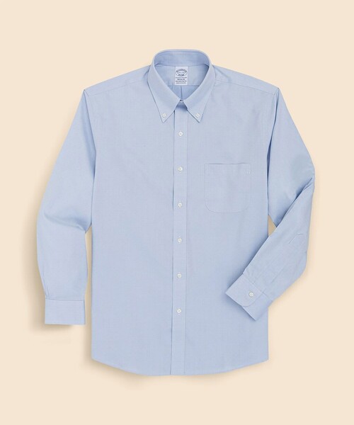 BROOKS BROTHERS(ブルックスブラザーズ)の「ストレッチドビー ドレスシャツ Regular Fit(ビジネスシャツ・メンズ・ホワイト×ブルー/ライトブルー・15 1/2-33/14 1/2-31/15-32/15 1/2-31/15 1/2-32/16 1/2-32/17-32/17-33/17 1/2-34/16-32/16-31/15-33/15-31/14 1/2-32/17-34/16 1/2-34/16 1/2-33/16-33)」の3枚目の写真