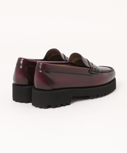 G.H.BASS（ジーエイチバス）の「G.H.BASS BA41810 WINE RUGSOLE LOAFER / 厚底ローファー（ローファー・レディース・ワイン・5.5/6/6.5/7/7.5/8/5）」の2枚目の写真