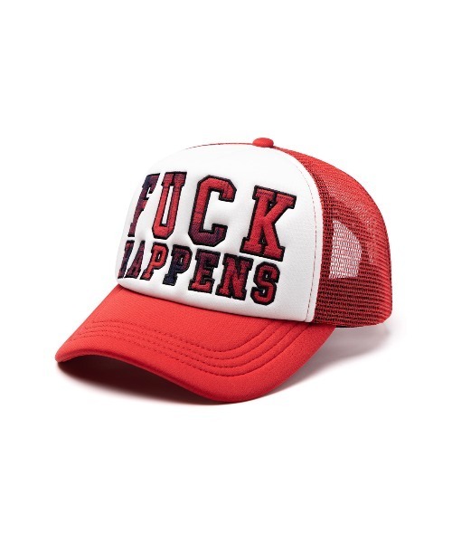 メッシュキャップ｜Fuck Happens Mesh Cap｜WOKE EDGE（キャップ