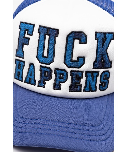 メッシュキャップ｜Fuck Happens Mesh Cap｜WOKE EDGE（キャップ