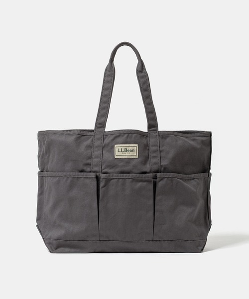 BIOTOP(ビオトープ)の「【L.L.Bean for BIOTOP】 Exclusive GARDEN TOTE BAG(トートバッグ・メンズ・チャコールグレー/ブラック/キナリ/ピンク・FREE)」の7枚目の写真